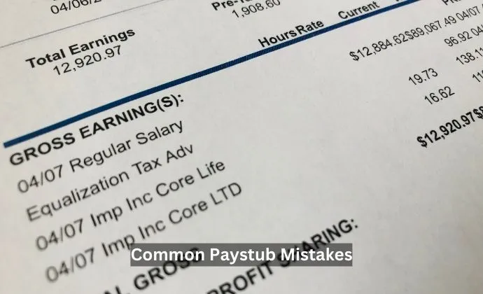 Common Paystub Mistakes